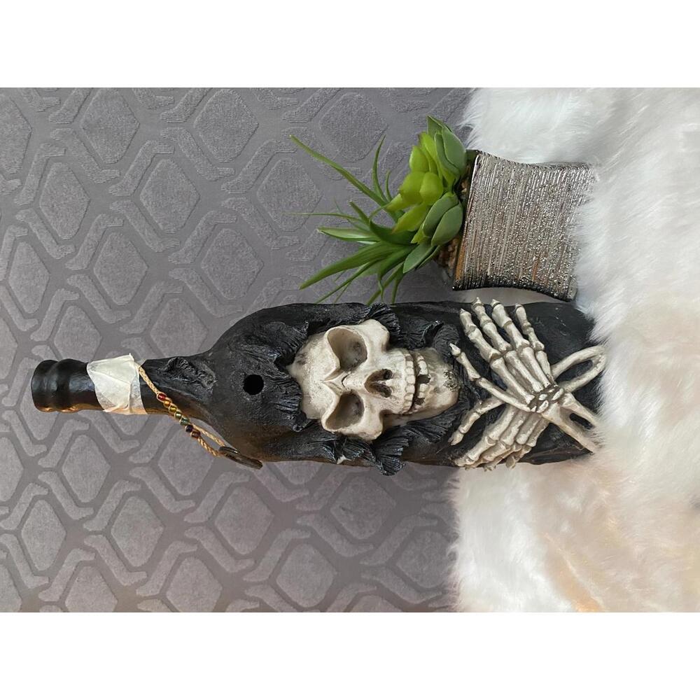 Decorative Skeleton Grim Reaper Bottle Cover
